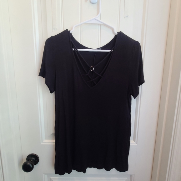 Black cross front top - Picture 1 of 2